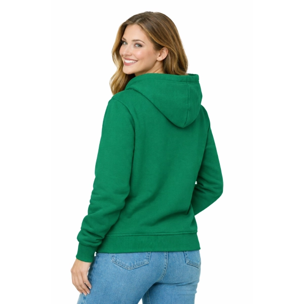 Bluza dresowa damska z kapturem kolor zielony roz.L